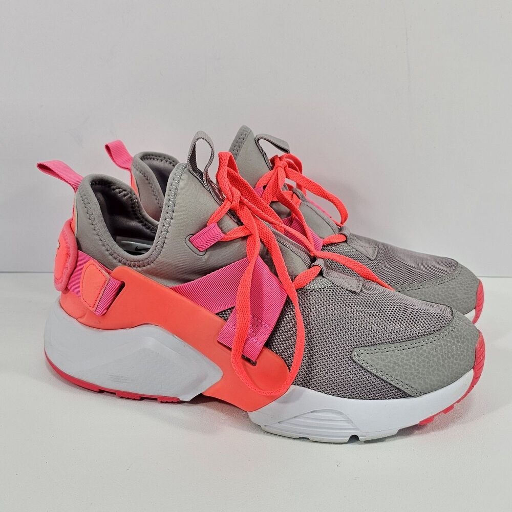 Nike Women's Air Huarache City Low Gray Running Shoes Sneakers Size 9.5